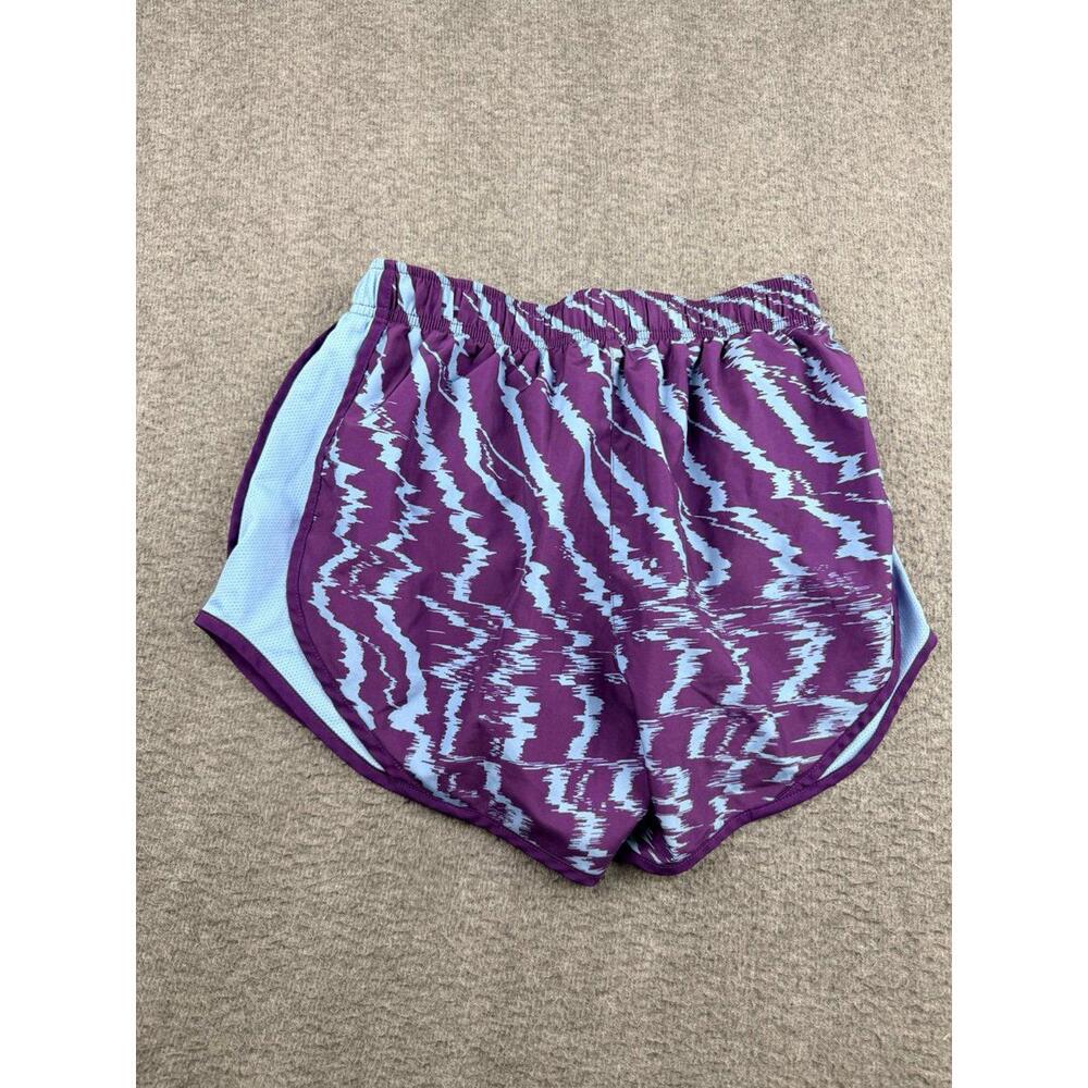 Nike Women's S Small Dri-FIT Tempo Running Shorts Purple Blue Print Lined‎ - Picture 2 of 10